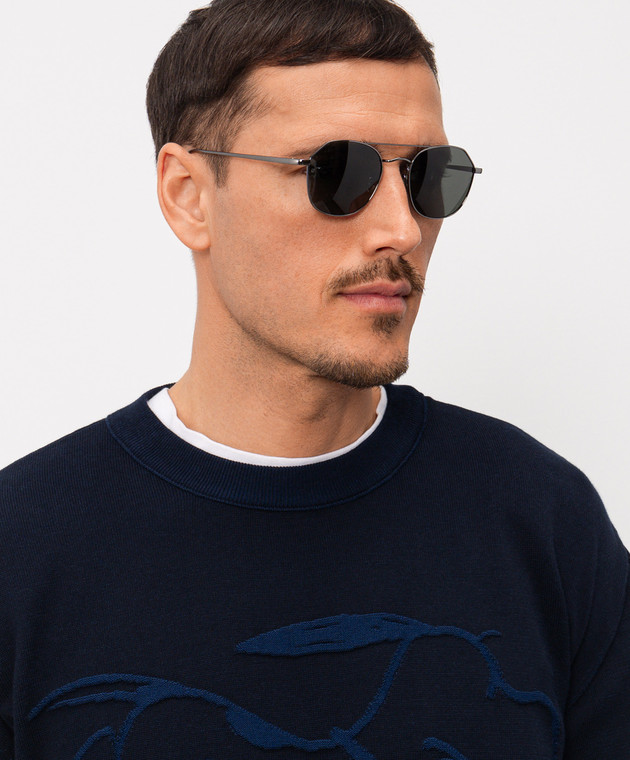 Linda Farrow Чорні сонцезахисні окуляри LFL977C6SUN зображення 2