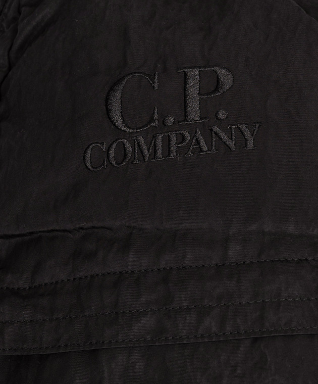 C.P. Company Черная сумка слинг с вышивкой логотипа MAC186A005269G изображение 4