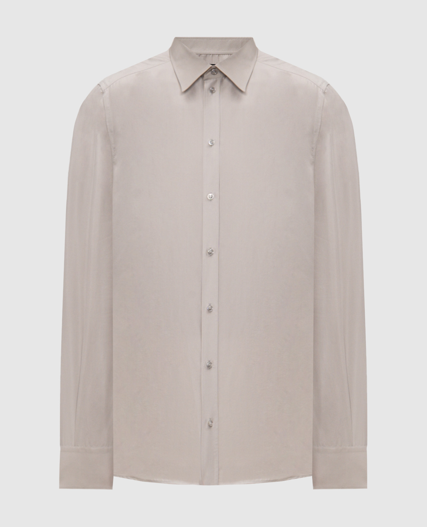 

Серая рубашка Martini из шелка, Серый, Рубашки