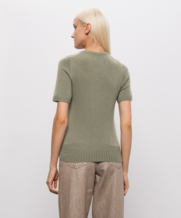 Allude Зелений топ з кашеміру 26511235 зображення 4