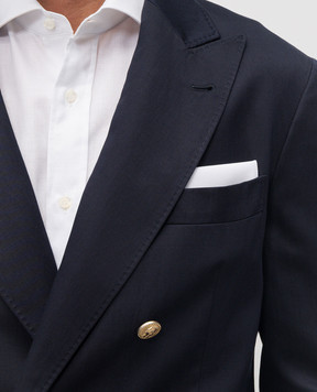 Brunello Cucinelli Белый платок-паше MR6200091