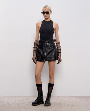 Vetements Чорне боді з логотипом WE76BD409B