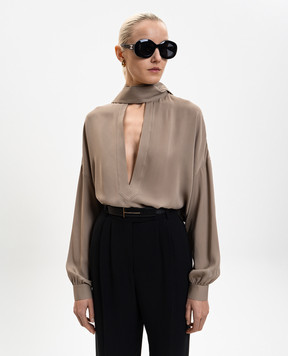 Tom Ford Чорний двосторонній шкіряний пояс WB338LGO033P