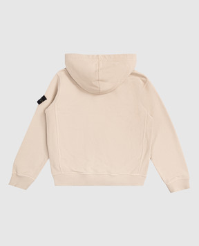 Stone Island Дитяча бежева спортивна куртка з логотипом K2S166100003S0A2024