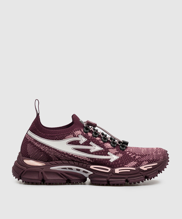 Off-White Бордовые кроссовки Be Right Back OF05756651