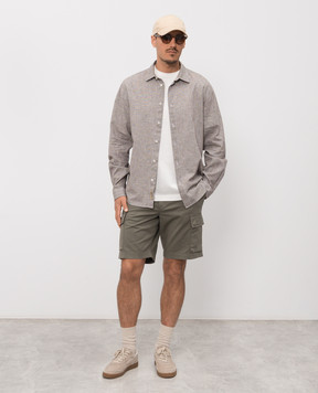 Woolrich Шорти-карго кольору хакі CFWOSH2001MRUT5262