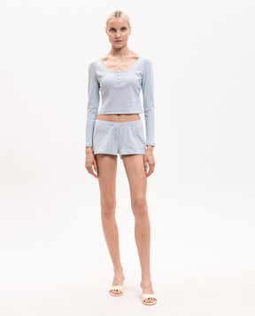 Dore & Rose Голубая пижама Henley HENLEYSLEEPSET
