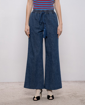 Valentino Сині джинси кльош 8B3DD21K9YA