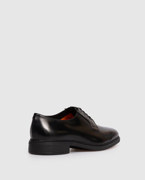 Santoni Чорні шкіряні дербі MGEO19291NEAXNTG
