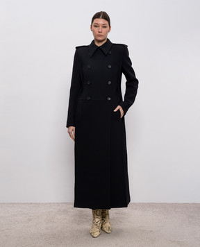 Khaite Чорний тренч Alton 71444114