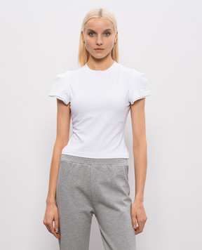 Vetements Белый топ с вышивкой логотипа WE76TR524W