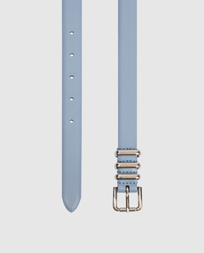 Dondup Синий кожаный ремень WC321PL0675DXXX