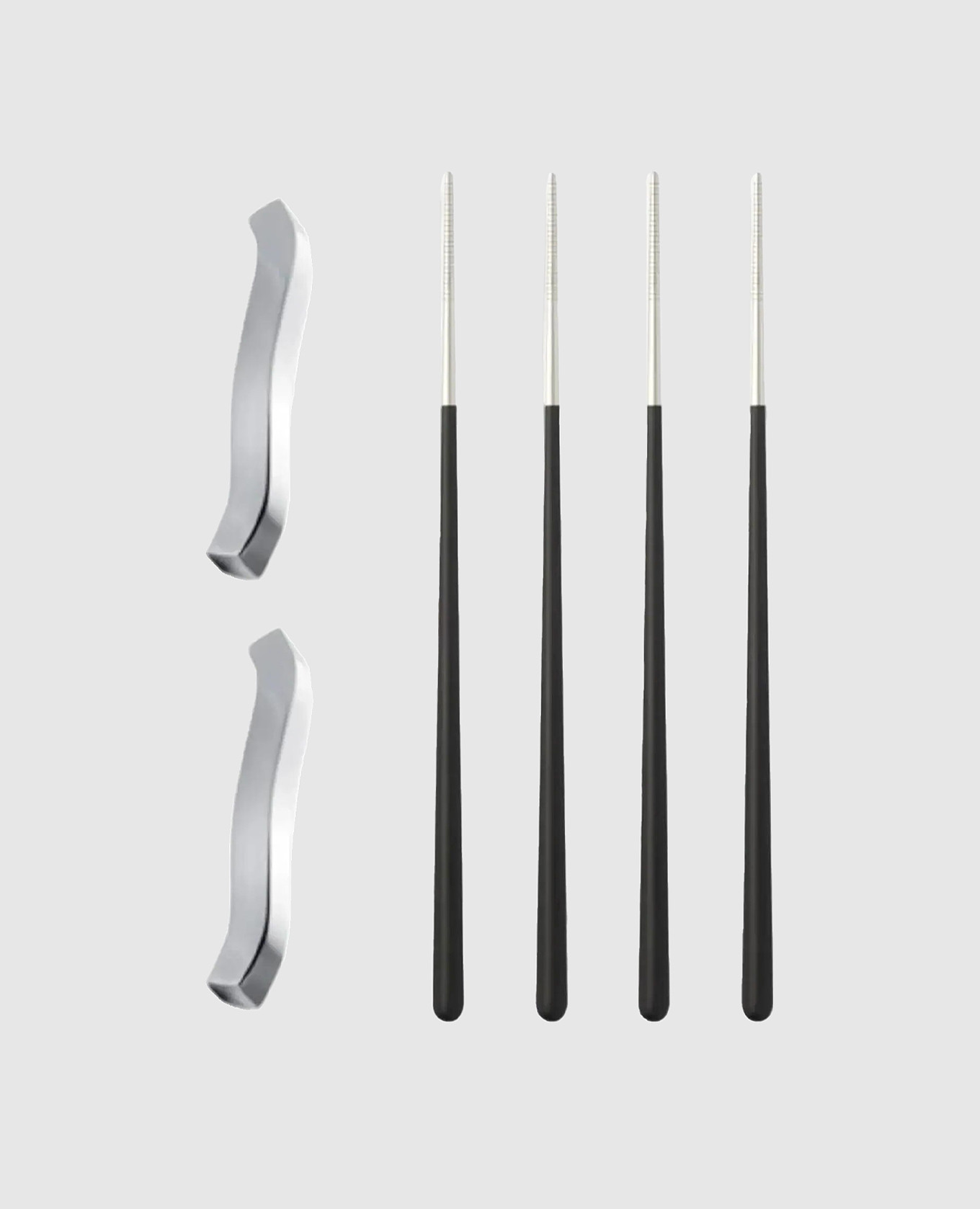 

Набор черных палочек для суши, Черный, Столовые приборы