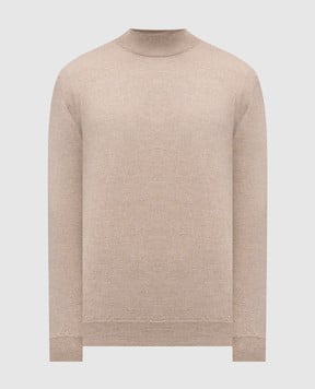 Cashmere&Whiskey Бежевий светр з вовни мериноса 97397