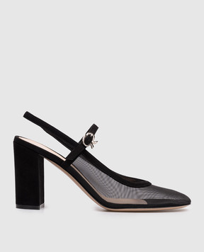 Gianvito Rossi Чорні слінгбеки G9558485RIC