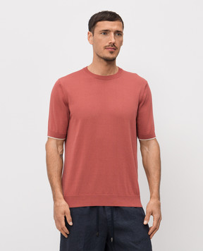 Peserico Розовая футболка R59477F149173N