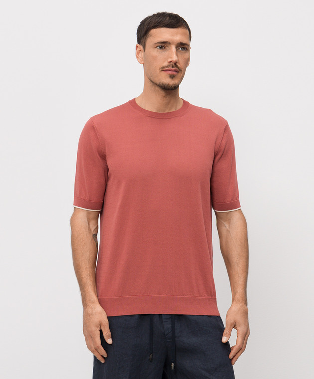 Peserico Рожева футболка R59477F149173N зображення 3