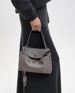 Balenciaga Сіра шкіряна сумка Rodeo 7897792ABV6