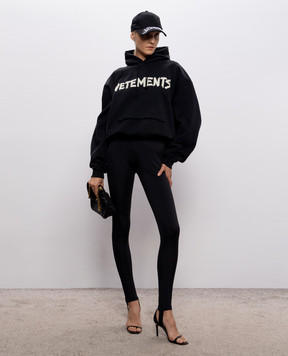Vetements Черные леггинсы со штрипками WH27LG129B