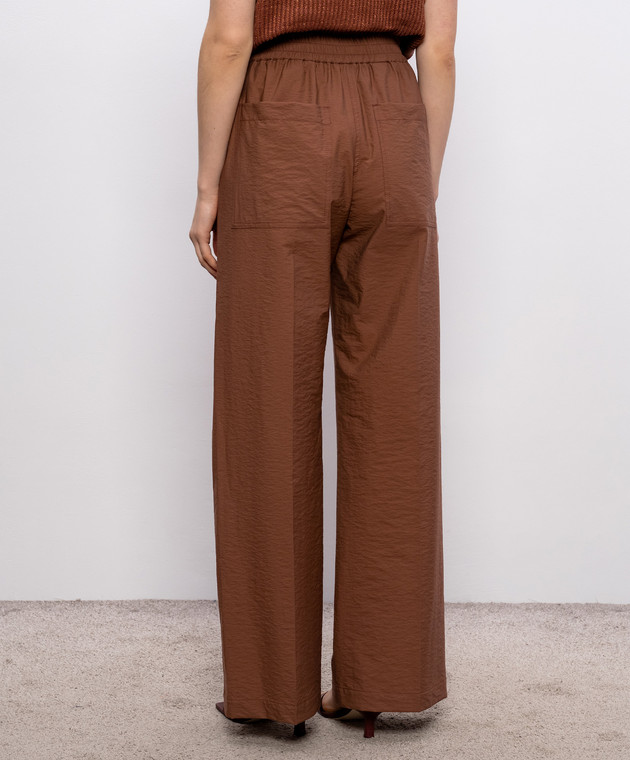 Brunello Cucinelli Коричневі штани M0F79P9131 зображення 4