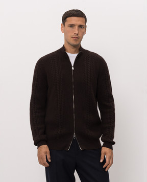 Brett Johnson Кардиган из кашемира с фактурным узором FW26K69LPCHCAC