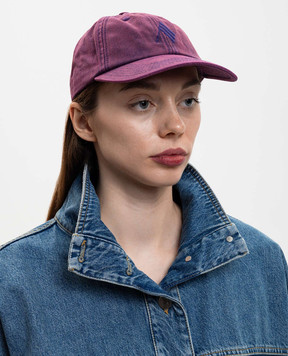 The Attico Фіолетова кепка з вишивкою емблеми 260WAC00041CCC131EM