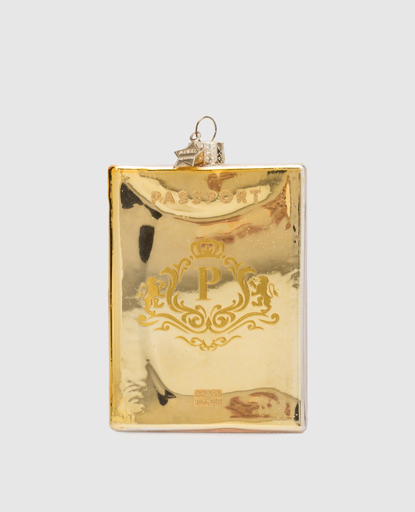 

Елочная игрушка Passport, Золотистый, Елочные украшения