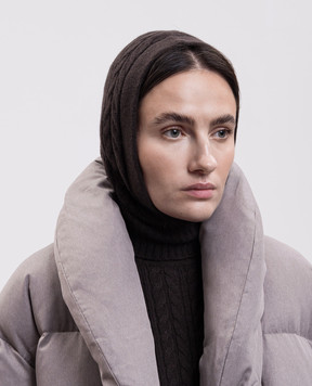 Agnona Коричневый капор из кашемира MA100106K080Q