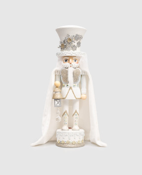 Kurt Adler Статуетка Hollywood White Snowflake Soldier-Nutcrackers HA0619