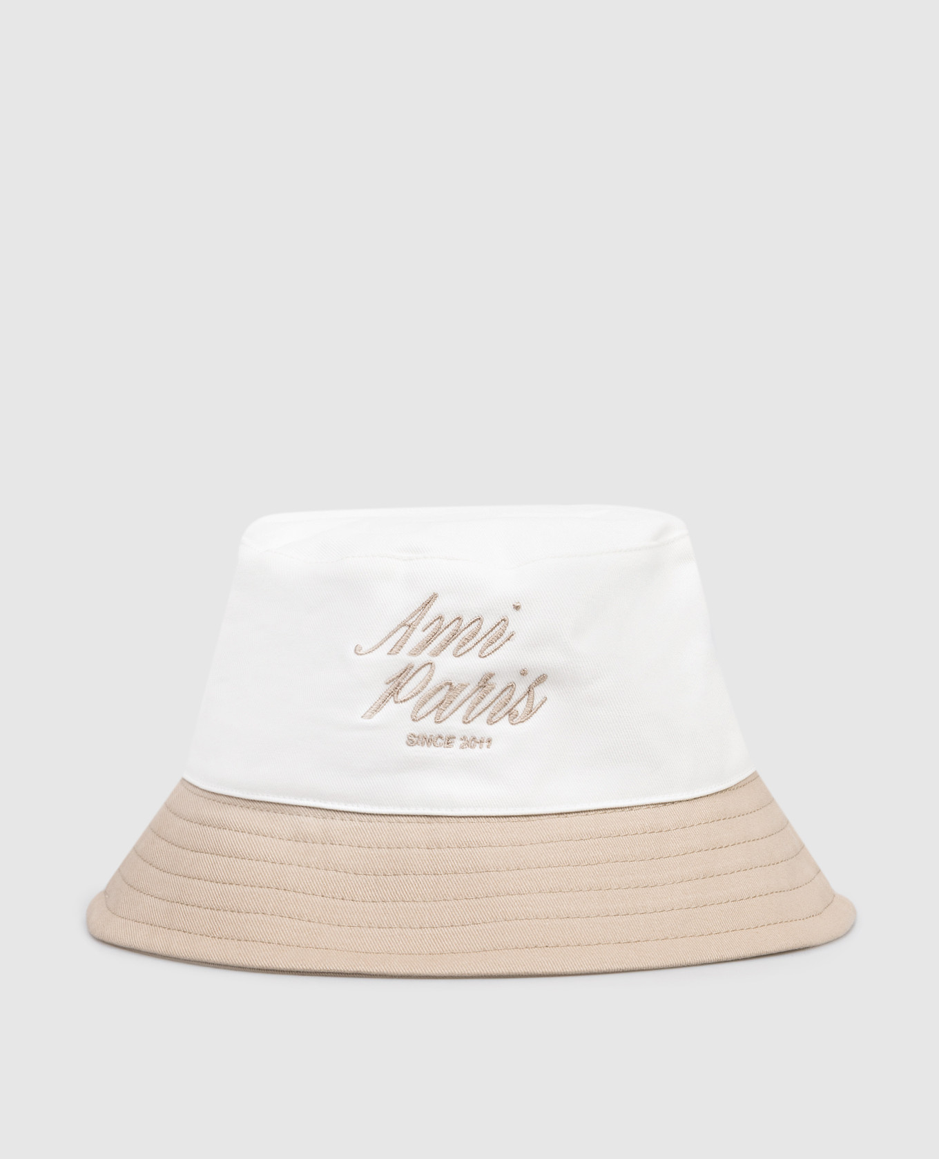 

Белая панама с вышивкой логотипа, Белый, Панамы