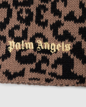 Palm Angels Детская юбка в леопардовый принт F6PAJGSK158