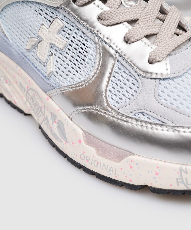 Premiata Голубые комбинированные кроссовки Mased MASED8205 изображение 5