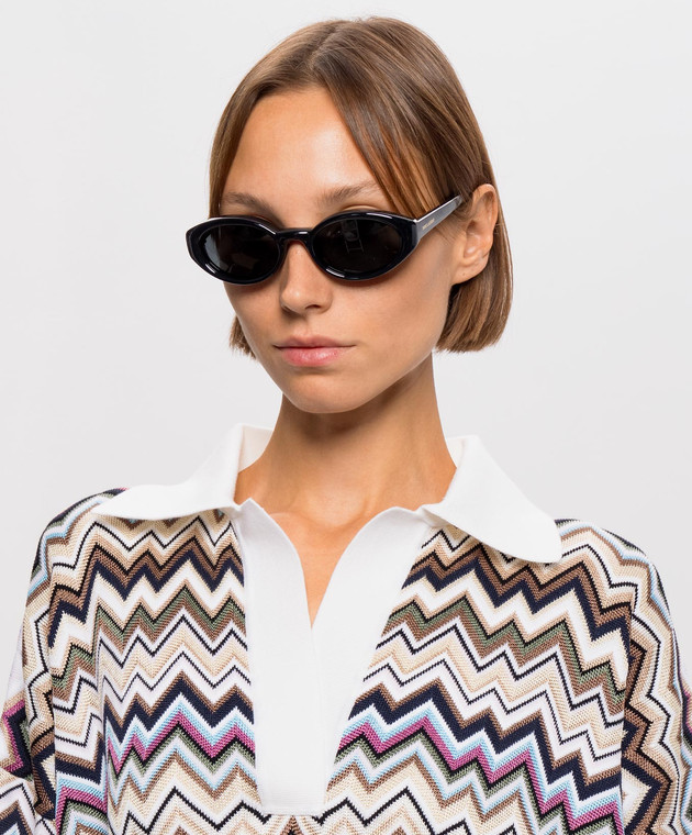 Saint Laurent Черные очки PLUMP A003CYY9958 изображение 2