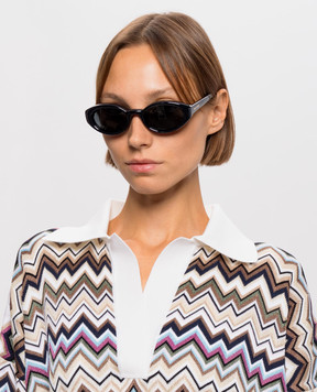 Saint Laurent Черные очки PLUMP A003CYY9958