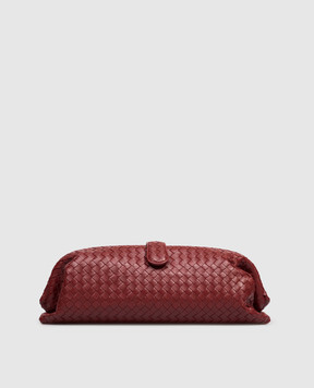 Bottega Veneta Бордова шкіряна сумка-багет Lauren 1979 871206V0HW0