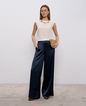 JOSEPH Белый топ Bley из шелка JF005850