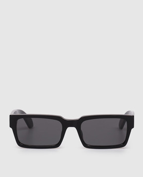 Off-White Черные очки HUNTINGTON с эмблемой OW1032100755