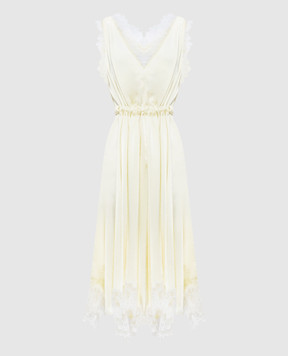3.1 Phillip Lim Желтое платье с кружевом S26191100SKY