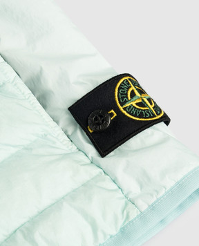 Stone Island Дитячий блакитний пуховий жилет з логотипом L1S16G100002S00241012