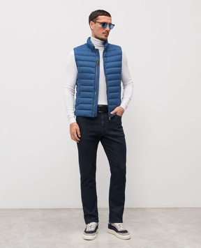 MooRER Синій пуховий жилет Calaf CALAFS3