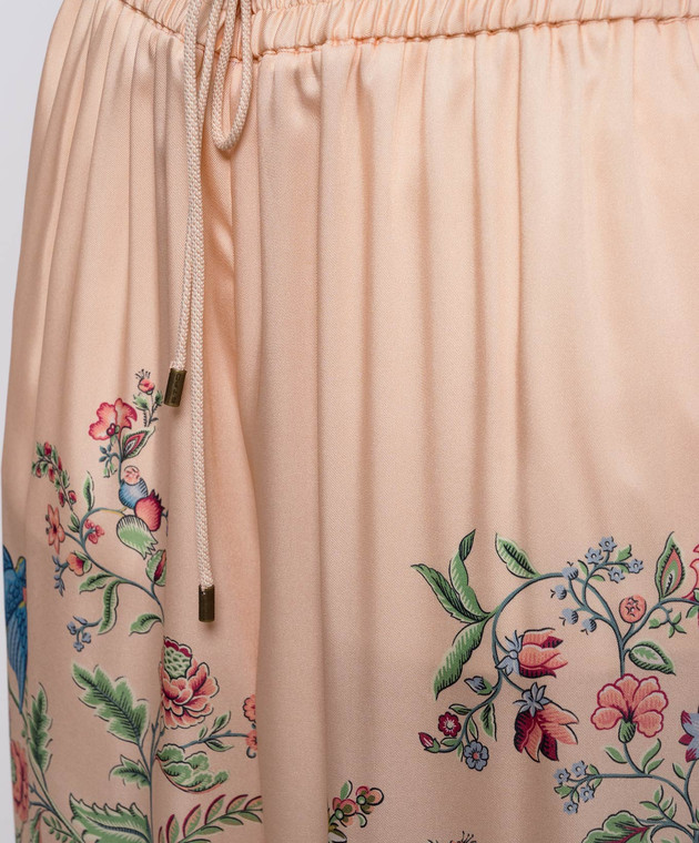 Etro Рожеві штани в квітковий принт WREA007299SPSI6 зображення 5