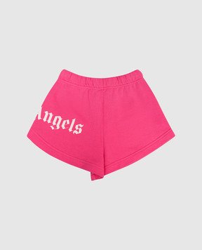 Palm Angels Дитячі рожеві шорти PGCI005S26FLE002