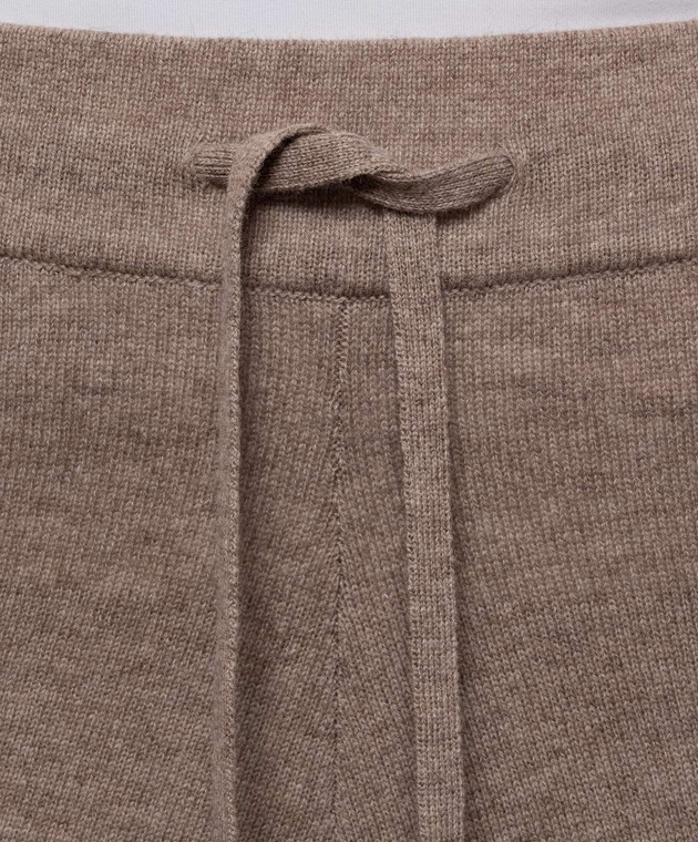 Max Mara Weekend Бежеві штани ZINCO з вовни і кашеміру WKDZINCO зображення 5