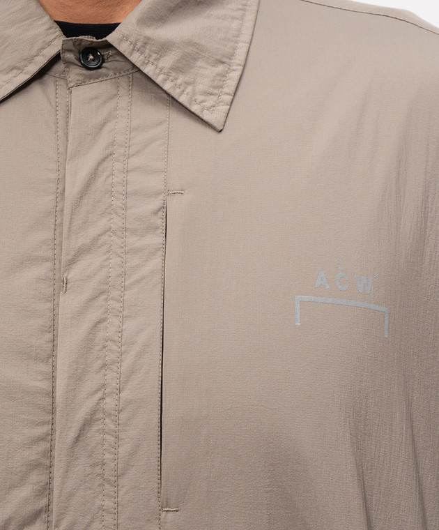 A Cold Wall Бежева сорочка Balfron ACWMSH185 зображення 5