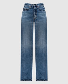 Saint Laurent Сині джинси з ефектом потертості 834135Y28EA