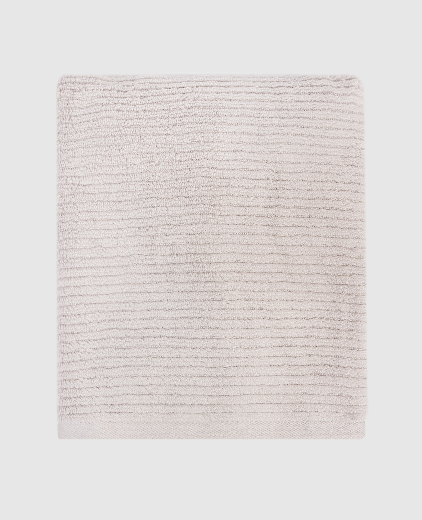 Серое махровое полотенце Slim