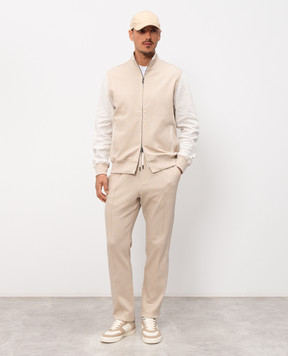 CAPOBIANCO Бежевый спортивный костюм с гравировкой логотипа 20M458MG00C20M707MG00