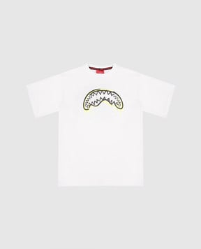 Sprayground Дитяча біла футболка Graffiti Bear SPY1443WHT