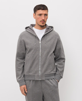 Mackage Сіра спортивна куртка MATEA-K в смужку MATEAK