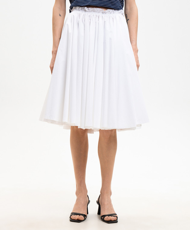 Ami Paris Біла спідниця FSK444CO0063 зображення 3